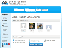 Tablet Screenshot of greenrunhighschool.org